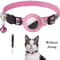 Reflective AirTag Cat Collar With GPS Holder Safety Bell For Indoor And Outdoor Cats 13