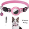 Reflective AirTag Cat Collar With GPS Holder Safety Bell For Indoor And Outdoor Cats 13