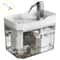 Transparent USB Cat Water Fountain With Auto Filter 7
