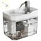 Transparent USB Cat Water Fountain With Auto Filter 7