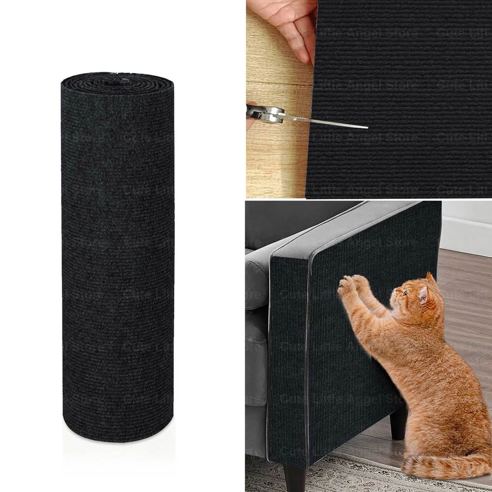 PurrGuard SelfAdhesive Cat Scratch Sofa Protector Mat For Furniture Walls 11