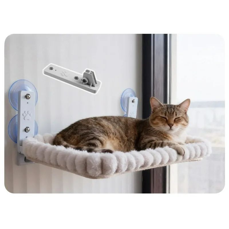 Foldable Cat Window Hammock Bed With Strong Suction Cups 2