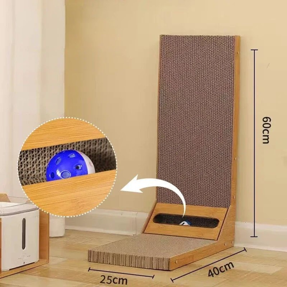 Detachable Wooden Cat Scratcher Post For Indoor Cats 6
