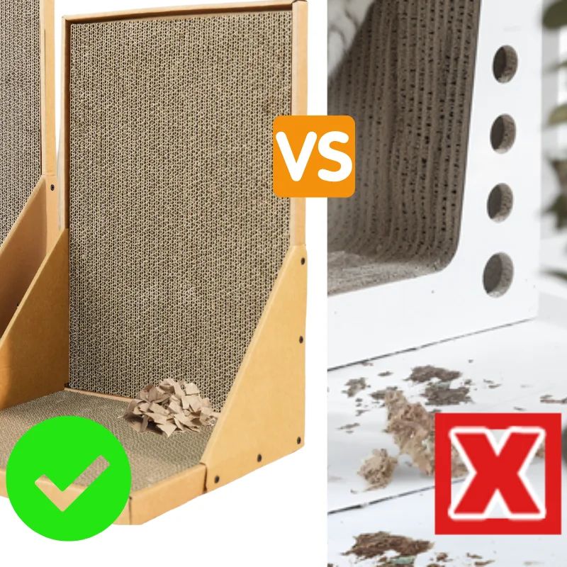 WallGuard LShaped Cat Scratching Post For Indoor Cats Vertical Cat Scratcher Furniture Protector 5