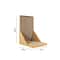 WallGuard LShaped Cat Scratching Post For Indoor Cats Vertical Cat Scratcher Furniture Protector 6