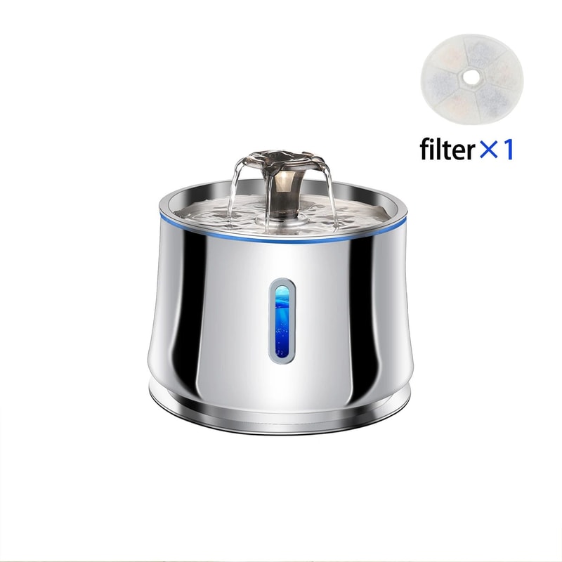 SmartFlow Cat Water Fountain With Motion Sensor Quiet Filtration 7