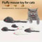 Realistic Plush Mouse Cat Mouse Toy Set For Interactive Kitten Play 2