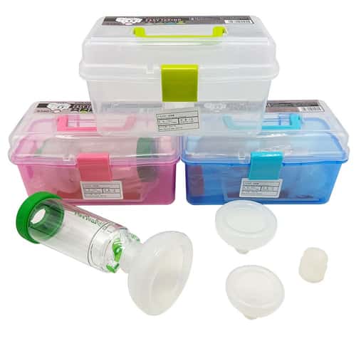 Pet Aerosol Chamber Inhaler Spacer with Soft Silicone Mask