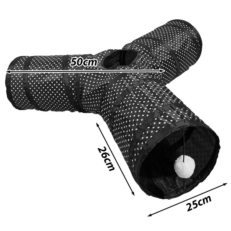 Collapsible SShape Cat Tunnel Toy For Indoor Play 7