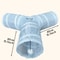 Collapsible SShape Cat Tunnel Toy For Indoor Play 8