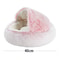Cozy Covered Plush Pet Bed For Cats Kittens And Small Dogs 5