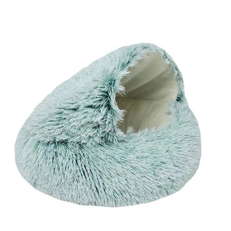 Cozy Covered Plush Pet Bed For Cats Kittens And Small Dogs 7