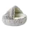 Cozy Covered Plush Pet Bed For Cats Kittens And Small Dogs 9
