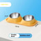 ComfortTilt Stainless Steel Double Pet Bowl Feeder 16