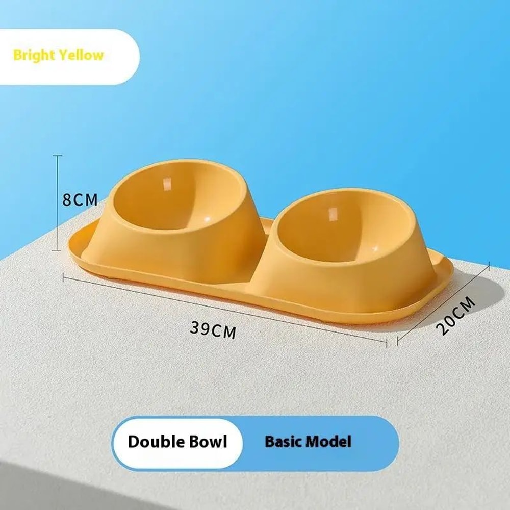 ComfortTilt Stainless Steel Double Pet Bowl Feeder 13