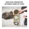 15 Tilted Elevated Cat Bowl With 3 Stainless Steel Bowls 4