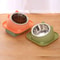 Stainless Steel AntiTip Cat Bowl With NonSlip Feeding Mat 3