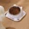 Stainless Steel AntiTip Cat Bowl With NonSlip Feeding Mat 4