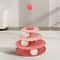 SpinPounce Interactive Cat Turntable Toy With Teaser Wand 4