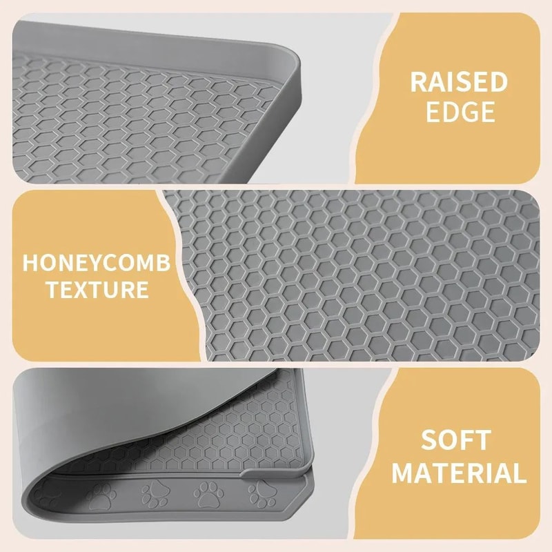 Deep Groove Silicone Cat Litter Trapper Mat 2