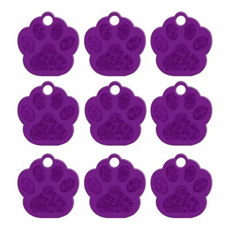 20Piece Paw Shape Aluminum Pet ID Tags For Dogs And Cats 6