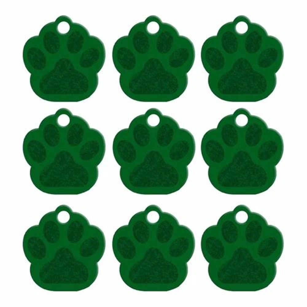 20Piece Paw Shape Aluminum Pet ID Tags For Dogs And Cats 8