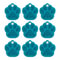 20Piece Paw Shape Aluminum Pet ID Tags For Dogs And Cats 15