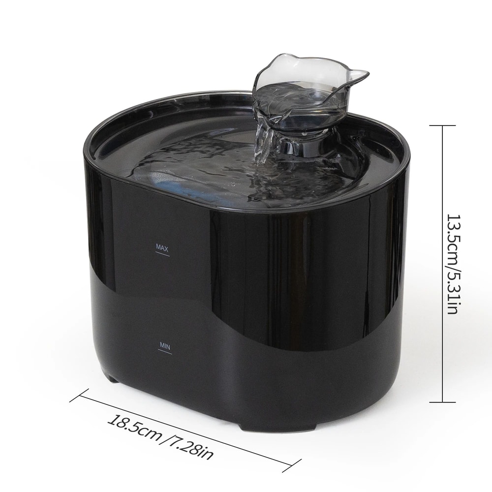 Cat Ear Automatic Pet Water Fountain With Quiet USB Filtration System 3