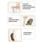 140cm Wall Mounted Cat Climber With Sisal Rope Scratching Post 3