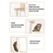 140cm Wall Mounted Cat Climber With Sisal Rope Scratching Post 3