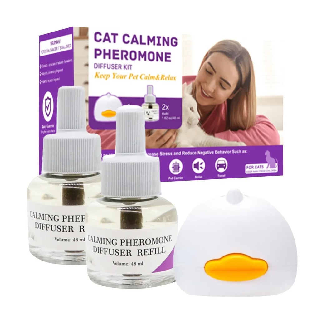 CalmPaws Cat Pheromone Diffuser Starter Kit Cat Calming Diffuser With 30Day Refill 0