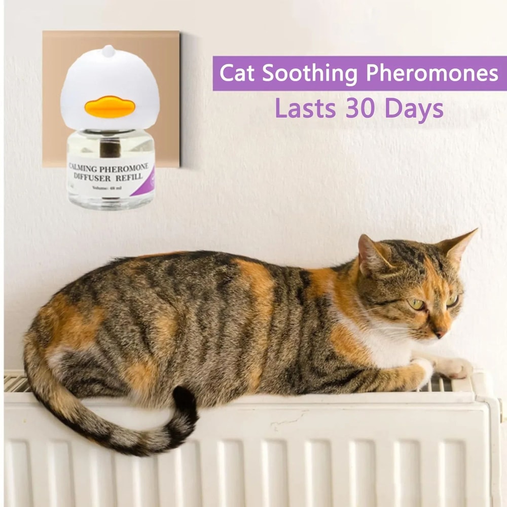 CalmPaws Cat Pheromone Diffuser Starter Kit Cat Calming Diffuser With 30Day Refill 4