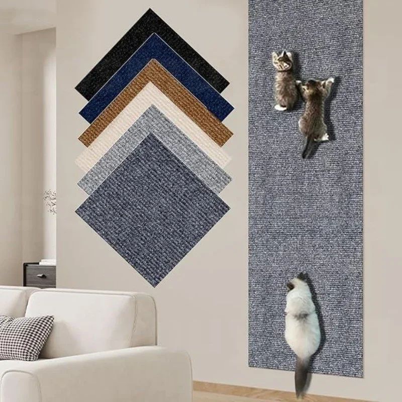7Color Cat Scratcher Sofa Protector SelfAdhesive TrimtoFit Cat Scratch Mat For Furniture Protectio 1