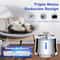 PureFlow Stainless Steel Cat Water Fountain 25L With Water Level Window 2