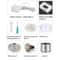 PureFlow Stainless Steel Cat Water Fountain 25L With Water Level Window 5