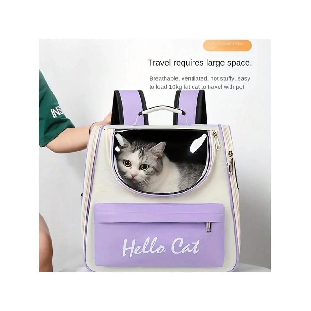ComfortShield Cat Carrier Backpack For Travel Outdoor Adventures 5
