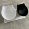 Elevated NonSlip Double Cat Bowl With Stand For Cats Small Dogs 5