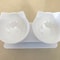 Elevated NonSlip Double Cat Bowl With Stand For Cats Small Dogs 8