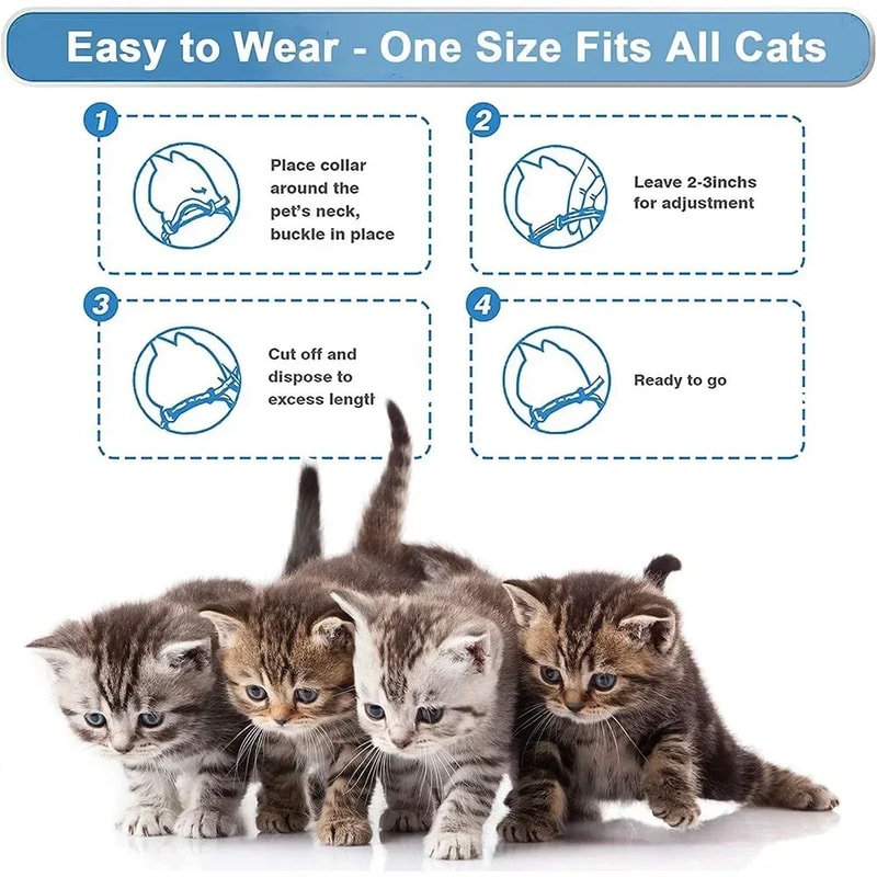 CalmPaws Natural Pet Calming Collar For Cats Dogs 5