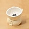 Slanted Ceramic Cat Bowl NonSlip Elevated Pet Feeder 1