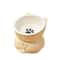 Slanted Ceramic Cat Bowl NonSlip Elevated Pet Feeder 10