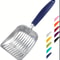 HeavyDuty Stainless Steel Cat Litter Scoop With Long Handle For Easy Litter Box Cleaning 4