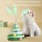 3Tier Interactive Cat Toy Turntable With Feather Teaser 1