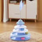 3Tier Interactive Cat Toy Turntable With Feather Teaser 9