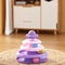 3Tier Interactive Cat Toy Turntable With Feather Teaser 13