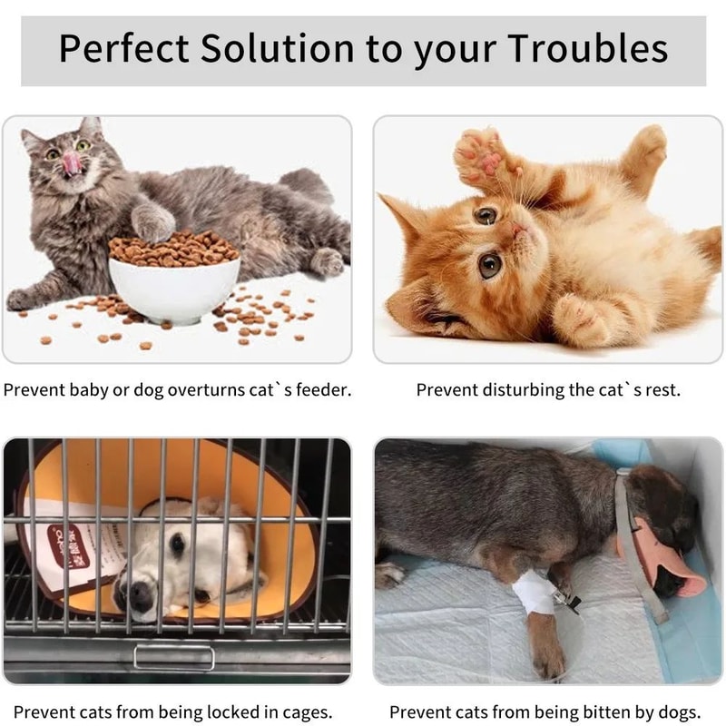 CozyPaw Cat Door Holder Ring Stopper For Easy Pet Access 1
