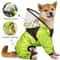 ClearView Waterproof Dog Raincoat With Transparent Hood 2
