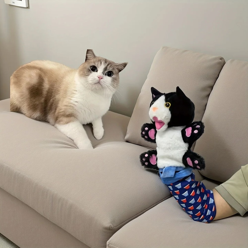 Interactive Cat Wrestling Puppet Toy For Safe Indoor Play 5