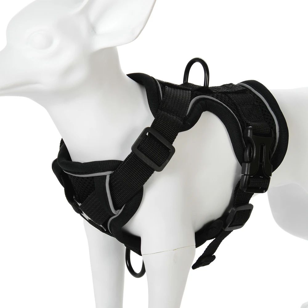 Reflective Breathable Dog Harness Leash Set For Small Dogs And Cats 4