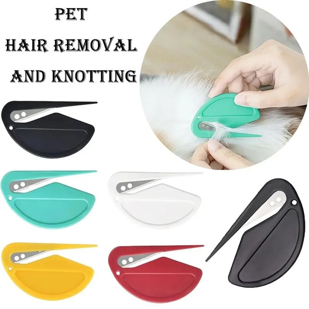 GentleGrip Pet Dematting Brush Dog Shedding Brush For Dogs And Cats 4